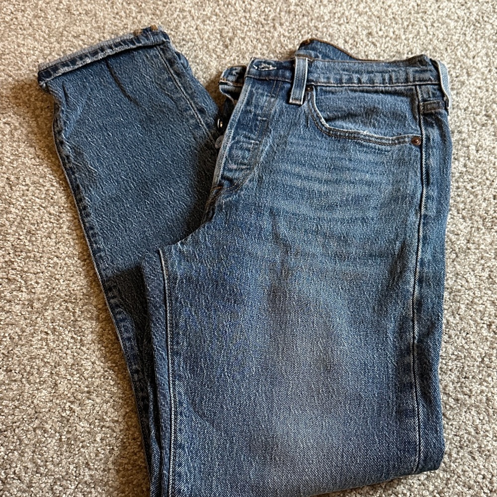 Levi’s Classic 501 Skinny Blue Denim Jeans